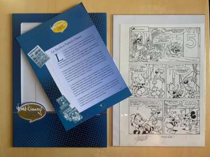 Giorgio Cavazzano | Topolino #1672 - G. Cavazzano: Tavola originale "Paperino e l’insolito remake" - Firmata - Page volante - Exemplaire unique | Catawiki