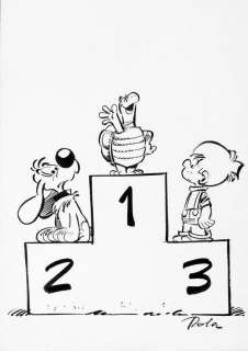 Roba | Boule et Bill, illustration Ã  l’encre de Chin… | Millon