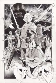 Lozzi, Arturo | Lozzi, Arturo - Original drawing - Star Wars - Assemblaggi stellari | Catawiki