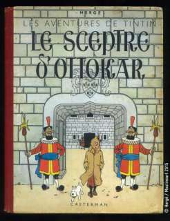 Hergé | TINTIN 08. Le Sceptre d’Ottokar. Casterman 1942 - A18 - 4 HT couleur | Coutau Bégarie