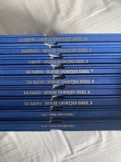 Di Sano, Bruno, Hardan, Dany | Rooie Oortjes 1 t/m 10 (minus 6) - Luxe gekartoneerde blauwe reeks in schuifdoos. - Cartonné - EO - (1992/1995) | Catawiki