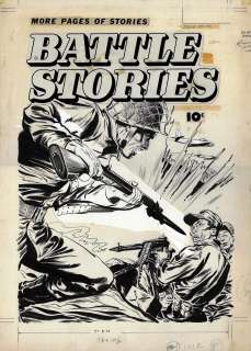Unknown | Unknown - BATTLE STORIES #10 Cover (July 1953) | Russ Cochran