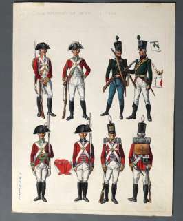 Funcken, Fred & Liliane | Funcken, Fred & Liliane - Dessin original couleur - Uniforme & armes de la guerre en dentelle T1 - (1969) | Catawiki