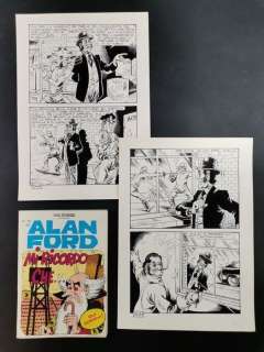 Piffarerio, Corteggi, Bunker | Alan Ford - Mi Ricordo Che...- 2x Illustrazioni Originali - Page volante - (1975) | Catawiki