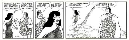 V.T. Hamlin | Hamlin - ALLEY OOP Daily Strip (11/25/1972) NO RESERVE | Russ Cochran