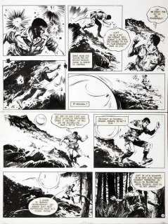 Vance | Bob Morane, planche n°12 Ã  l’encre de Chine … | Millon