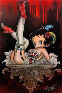 Alvin Silvrants | Betty Boop - Sexy Burlesque By: Alvin Silvrants | Catawiki