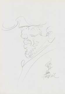 Jean Giraud (1938-2012) | Portrait de Blueberry | Fauve Paris