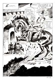 Eugenio Forte - Carlo Panerai | A Porte Chiuse-La Moschettiera n. 20 - 2x E.Forte-C.Panerai - Tavola Originale Erotica - Page volante - Exemplaire unique - (1980) | Catawiki