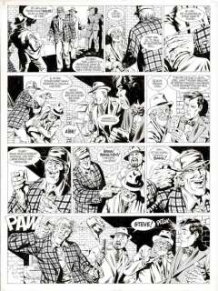 Mitton, Jean-Yves | Mitton, Jean-Yves - Originele pagina - Bloed en Stilte 5 - De zeven pijlers - (1991) | Catawiki