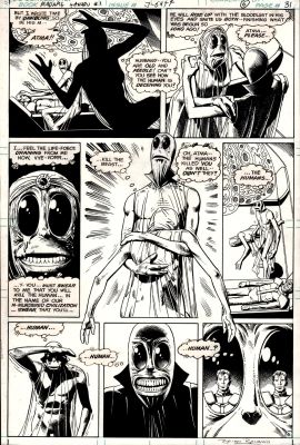 Brian Bolland | Page MADAME XANADU #1 P 6 (1980 | Thornbush Art