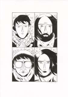 Lucas Harari | Le cas David Zimmerman – planche originale publiée en page 339 | Galerie Barbier