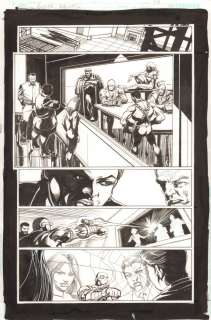 Tom Mandrake - convergence suicide squad #1 p. 17 - amanda waller, deadshot, captain boomerang, poison ivy, & others - 2015 signed