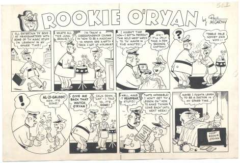 Paul McCarthy | McCarthy - ROOKIE O’RYAN Sunday (1944) | Russ Cochran