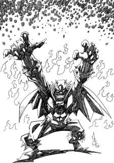 John McCrea | Original Demon Drawing (2025) | John McCrea