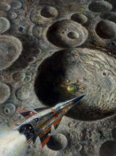 - Bob Eggleton (American, b. 1960)
 Assignment in Eternity paperback cover, 2012
 Acrylic on board
 23-1/2 x 17-1/2 in.
 S...