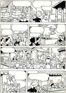 Formaat: Ca. 33 X 46 Cm. | Voges, Carol - Originele pagina - H70GD09 - Oma Duck - (1972) | Catawiki