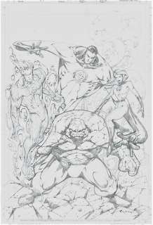 Keron Grant - Fantastic Four 59 Unpublished Cover