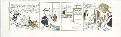 Frank Grundeen | Grundeen - Donald Duck, Daily (07/25/1970) | Russ Cochran