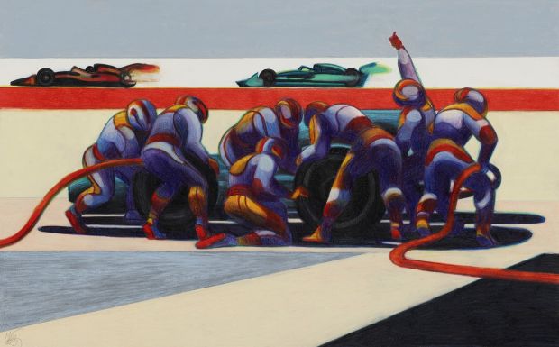 Lorenzo Mattotti | Auto - Fondazione Pirelli, 2024 | Philippe Labaune Gallery