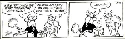 Browne - HAGAR THE HORRIBLE, Daily Strip (03/31/1988) | Russ Cochran