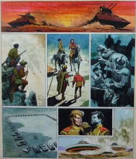 Lawrence, Don | Lawrence, Don - Originele pagina in kleur - The Trigan Empire - The Alien Dust - (1969) | Catawiki