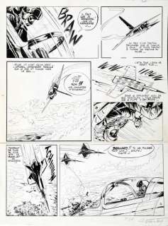 Weinberg - Dan Cooper, planche n°36 Ã  l‘encre de Chine …