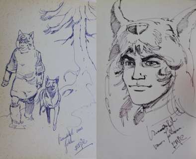 Éric / Vernal | Dwaaskop - Deel 2 + 5 - Beide met opdrachttekening Éric - Broché - EO - (1981/1983) | Catawiki