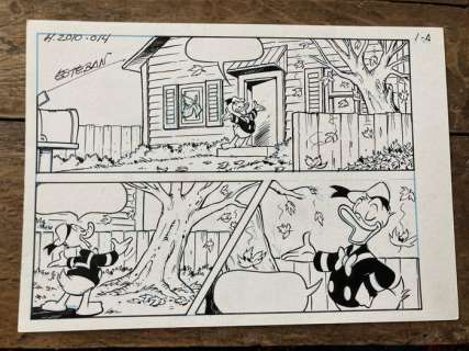 Esteban, Ignasi Calvet | Esteban, Ignasi Calvet - Original page - Donald Duck | Catawiki