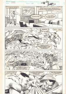 Chris Ivy, Dwayne Turner - cage #12 p. 20 - luke cage vs. Hardcore disguised as iron fist - 1993 signed