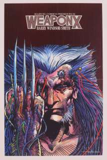 Weapon X Promotional Poster by Barry Windsor Smith (1990) | mycomicshop.com