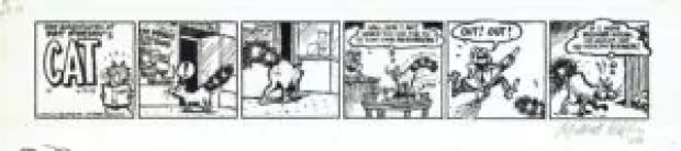 Gilbert Shelton | Freak Brothers – Fat Freddy’s cat – Strip 191 | La Galerie de la Bande Dessinée