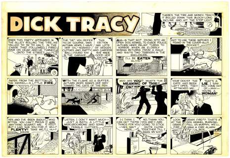 Gould - DICK TRACY, AUTUMN HEWS, Sunday (09/21/1947) | Russ Cochran