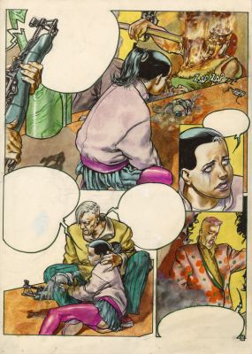 Tanino Liberatore | Planche originale 13 de Ranxerox 3. Amen ! | Galerie Barbier