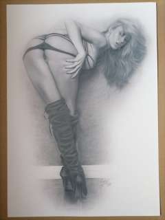 Calas, J.M. | Jean Michel Calas - Dessin original en noir et blanc - Format: 29,7 x 42 cm. - (2019) | Catawiki