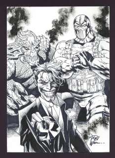 Joker, Bane, and Killer Croc Sketch by Ron Williams | mycomicshop.com