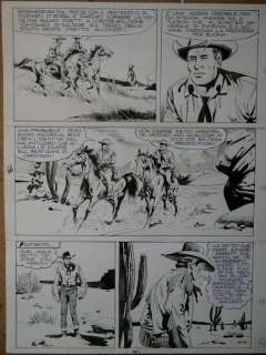 Aurelio Galleppini - Virgilio Muzzi | Tex n. 150 - tavola originale di Galep/Muzzi - Page volante - Exemplaire unique - (1973) | Catawiki