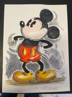 Stefan Klausewitz | Original artwork by German artist Stefan Klausewitz - Mickey Mouse - (2021) | Catawiki