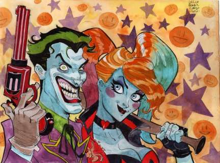 Lelio Bonaccorso | Joker - TAVOLA ORIGINALE LELIO BONACCORSO - cm 30x22 | Catawiki