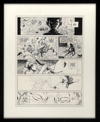 Régis Loisel | RÉGIS LOISEL – Planche originale 24 du tome 4 de La quête de l’Oiseau du Temps | Galerie Barbier