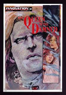 Cover Proofs (Front and Back) for Queen of the Damned #9 (1993) by OJ Cariello | mycomicshop.com