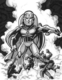 Roger Andrews - avengers #57 cover recreation page recreation