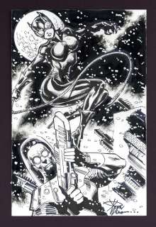 Catwoman and Mr. Freeze Sketch by Ron Williams | mycomicshop.com