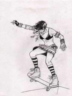 Maxx Marshall - Goth skater girl