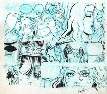 Atilio Gambedotti | Gambedotti, Atilio - Original page - Cercle intime / cercanias / getting close - Size: 29,7 x 42 cm - (2009) | Catawiki