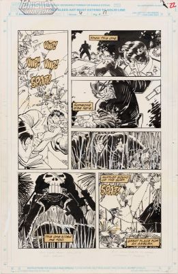 Klaus Janson | Punisher: War Zone: Now it is War! - Page 17, Marvel Comics Penciler: John Romita Jr - Inker: Klaus Janson, 1992 | Philippe Labaune Gallery