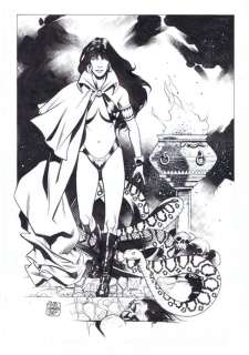 Rafa Vargas | Vampirella - Queen Vampirella - Original Artwork by Rafa Vargas - (2021/2021) | Catawiki