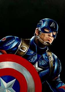 Alberto Ricardo | Capitan America - SÃºper héroe - Original Artwork by Alberto Ricardo (2022) | Catawiki