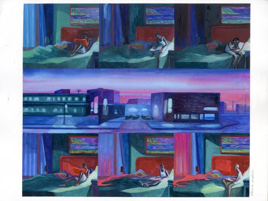 Elene Usdin | Detroit Roma – Planche originale 59 | Galerie Barbier