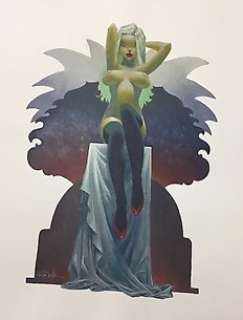 Jean-Baptiste Andréae - Andréae, J.-B. - Dessin original - Gouache sur papier épais - Pin-Up - (2008)